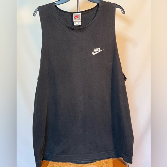 Nike Black Tank with White Logo Men’s XL - Picture 1 of 3